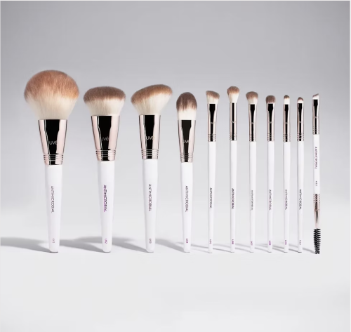 Uvé Professional Antimicobial Makeup Brush Set (11 Brushes)